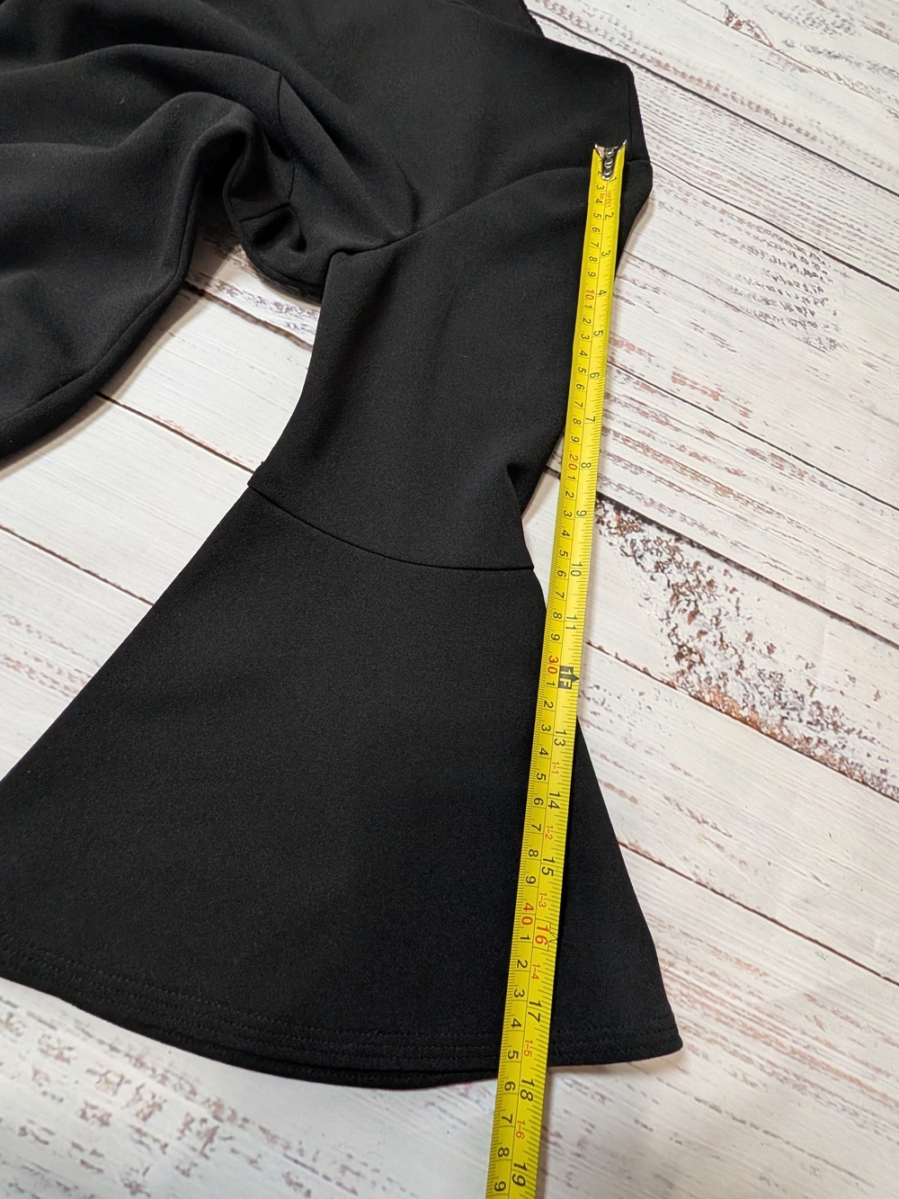 Calvin Klein Size 10 Black Bell Sleeve Sheath Dress - Picture 12 of 12